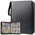 Portable 9-Pocket Trading Card Binder, Holds 1080 Cards with 60 Removable Double-Sided Sleeves, Baseball Card Binder Card Storage Organizer Album for Boys, Girls, Sports & Game Cards