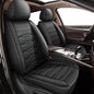 AOMSAZTO 2 Front Car Seat Covers Fit for Honda Ridgeline 2006-2025: Waterproof Faux Leather Seat Covers Compatible Airbag (Black) - color: #016 Black, size: 2006-2014&2024-2025-2 front seat covers only