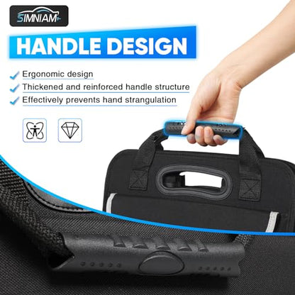 Large Car Trunk Organizer - with 5 Compartments Trunk Organizers and Storage SUV, Reinforced Handle, Securing Straps, Trunk Organizer Available for Car, SUV, Truck, Minivan