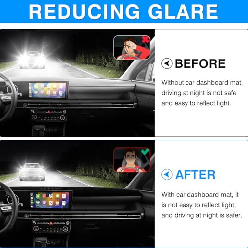 Autorder Dashboard Cover Mat for Hyundai Tucson 2025 2026 Accessories Dash Cover Upgrade Velvet Dash Mat Sunshade Glare UV Rays Protector - size: 2025 2026 Hyundai Tucson