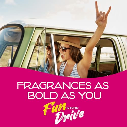 California Scents Power Bloc Car Air Freshener, Coronado Cherry Scent, 6 Pack - size: 0.88 Ounce (Pack of 6)