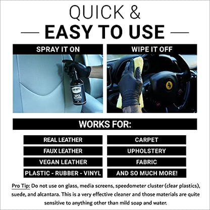 CAR GUYS Super Cleaner 1 Gallon Refill | Effective Car Interior Cleaner | Leather Car Seat Cleaner | Stain Remover for Carpet, Upholstery, Fabric, and Much More! | 1 Gallon (Sprayer Not Included) - size: 1 Gallon Refill
