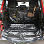 Pet Dog Cargo Liner Trunk Mat for 2007-2025 Jeep Wrangler JK JL 4 Door Unlimited Sahara Rubicon Rear Trunk Floor Mat Cargo Liner Dogs Seat Cover, All Weather Waterproof, America Flag - color: US Flag