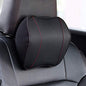 awave bloom Car Headrest,Car Seat Neck Rest Pillow,Comfort Headrest Cushion for Chair,100% Memory Foam Cervical Support,Leather Headrest for Driving,Relieve Neck Pain,Neck Supports for Car(Black)