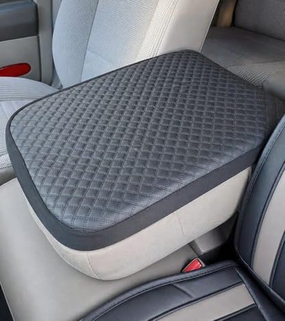 it's us Center Console Armrest Cover for Dodge Ram 1500 2500 3500 (1998–2012) – Factory Jump Seat Only – Synthetic Leather Slip-On Cover, Scratch & Dirt Resistant