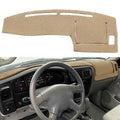 Dash Cover Mat Custom Fit for Toyota Tacoma 1998-2004, Dashboard Cover Pad Carpet Protector F83 (98-04 Beige) - color: 98-04 Beige
