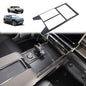 for Hummer EV SUV Truck Accessories Center Console Gear Shift Panel Trim Cover,Soft Carbon Fiber Gear Shift Control Anti-Scratch Panel Decorative Fit for Hummer EV Pickup SUV 2022-2024 2025 (Black) - style: Black