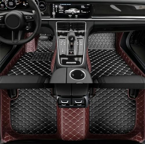 AerfineCar Mats Fit for BMW 1 2 3 4 5 6 7 8 Series X1 X2 X3 X4 X5 X6 X7 GT Waterproof car Floor mats Custom Full Coverage All Weather Protection Non-Slip Leather Floor Liners (Fashion Color 28) - color: Fashion Color 28