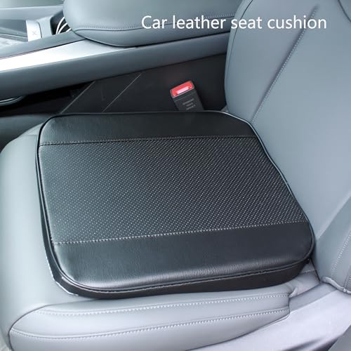 Car Height seat Cushion Car Height seat Cushion Perforated Leather Fabric Memory Cotton Inner core Anti Slip Bottom Fabric Suitable for Various Vehicle Seats and Office Chairs