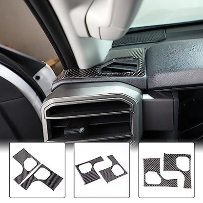 Car Dashboard Side Air Outlet Panel Trim Sticker Fit Toyot@a Tundra/Sequoia 2022-2024 Car Center Console Dashboard Side Air Vent Outlet Air-Conditioner Wind Frame Cover Protection Sticker Accessories - size: Dashboard Side Air Outlet Panel Trim Sticker