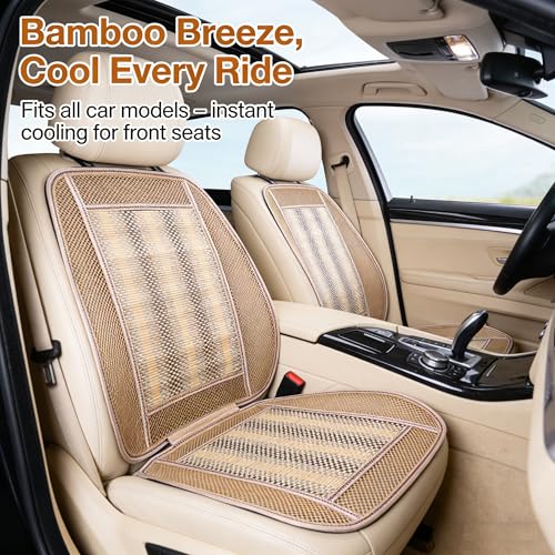 Autopeck Cooling Car Seat Covers Protector Cushion Standard Size Full Air Flow Ventilated Cover Pad Mat Breathable for Car Seat Driver Auto Chair Pads(Auotick is an Upgraded Version)