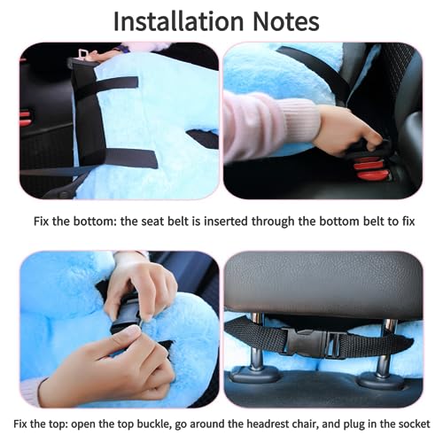 Travel Pillow Car Pillow Kid Car Sleeping The Sleeping Aid for Adults and Kids on Road Trips Kids Travel Pillow Black - color: A-black