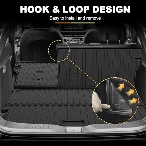 Floor Mats & Cargo Liner & Backrest Mat Compatible with Buick Envista 2026 2025 2024: All Weather Floor Mat Envista TPE Accessories Trunk Mat Back Seat Cover Protector Full Set - style: (1) 2024-2026 Envista | Floor Mats & Cargo Mat with Backrest Mat