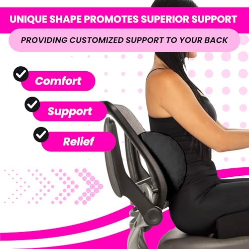 BBL Lumbar Support Pillow, Bolster Pillow for Legs Detachable Back Support for Office Chair Lower Back Support Pillows Lumbar Roll, Under Knee Pillows for Back Sleeping