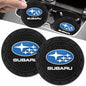 Car Cup Holder Coaster for Subaru Legacy Outback XV Crosstrek 16-up WRX STi Cupholder Coaster Interior Accessories 2.75in 2Pieces Black - color: Black-01
