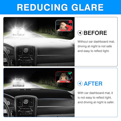 Autorder Dashboard Cover Mat for Chrysler 300 300C 2005-2010 Accessories Dash Cover Upgrade Flannel Dash Mat Sunshade Glare UV Rays Protector - size: 2005-2010 Chrysler 300