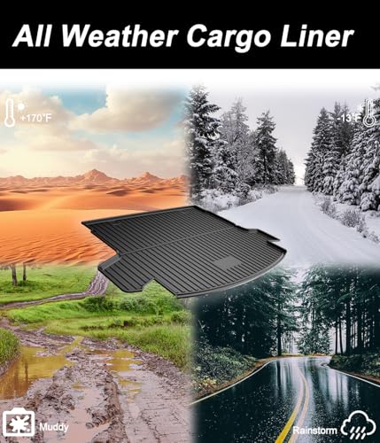 All Weather Cargo Liner Fit for 2020-2022 Honda CR-V (Only for Hybrid) - Custom Fit TPE Rubber Trunk Mat Accessories for Honda CRV Hybrid 2020-2022 - size: 2020-2022 CRV Cargo Liner (Only for Hybrid)