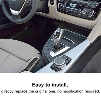 Aluminum Car Handbrake Cover, 120mm/4.7in Universal Auto E Brake Handle Protector (Black)