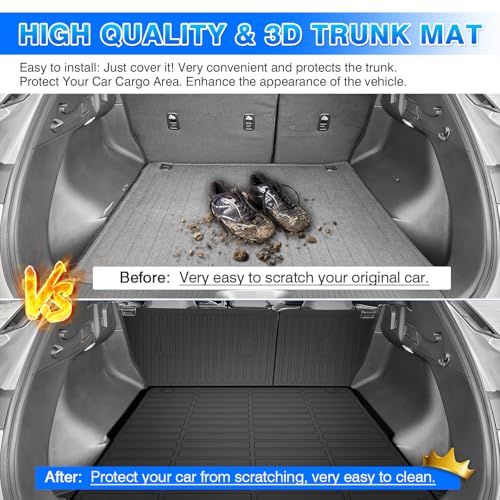 Cartist Cargo Liner for Nissan Murano 2025 2026, All Weather Trunk Mat for Murano Accessories, Anti-Slip Heavy Duty - size: 12) Nissan Murano 25-26