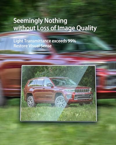 2pcs 2025 Jeep Grand Cherokee L Laredo/Altitude(X) Screen Protector for 2021 2022 2023 2024 2025 Grand Cherokee L 8.4Inch Radio Screen Protector 2025 Grand Cherokee L Accessories - size: 8.4inch