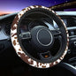 Brown Cow Print Steering Wheel Cover Universal 15 Inches for Women Men, Neoprene Anti-Slip Cute Car Steering Wheel Grip Wrap Car Accessories Protective Case Cover for Vehicle Truck SUV¡­ - color: Rainbow Cheetah Print