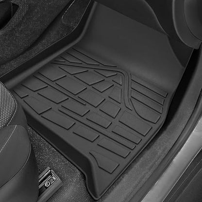 KARPAL Floor Mats for 2018-2023 Chevy Traverse/ 2024 Traverse Limited Only 7 Seats, with 2nd Row Bucket Seats, All-Weather TPE Custom Fit Floor Liners Car Accessories - style: 2018-2023 | For Chevy Traverse | Full Set
