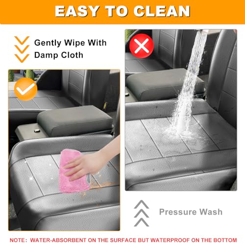 Seat Covers Compatible with 1965-1979 Jeep CJ5, 1976-1980 Jeep CJ7, Front Low-Back Bucket Driver & Passenger Seat - color: charcoal