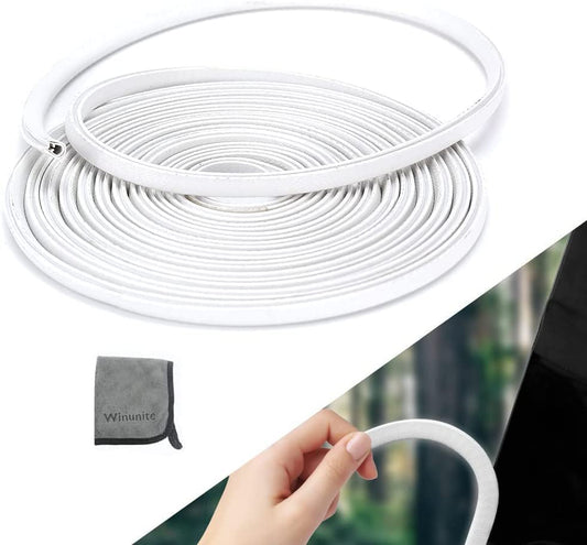 16.4ft(5m) Car Door Edge Guards White – Fits Most Vehicles, No Glue, U-Shaped, Built-in Metal Clips, Scratch and Chip Resistant – Reduces Dings in Parking Lots - color: white, size: 16-2/5Ft