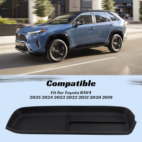CARFIB Passenger Storage Organizer Mat Fit for Toyota RAV4 2025 2024 2023 2022 2021 2020 2019 Glove Box Organizer Tray Interior Insert Accessories - style: Passenger Side