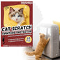 10 Pack Anti Cat Scratch Furniture Protector, Heavy-Duty Clear Self-Adhesive Sofa Protectors for Pets, No-Residue for Couch, Doors, Walls – with 50 Twist Pins - size: 7 Sheets 17"×12" + 3 Sheets 17"×6", 50 Twist