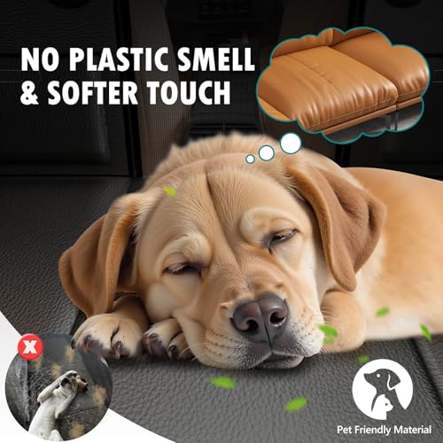 Btefd Back Seat Extender for Dogs Upgraded Anti-Scratch PU Leather, Hard Bottom Dog Car Seat Cover for Back Seat, Backseat Extender for Dogs, Waterproof Dog Hammock for Car, SUV, Small Truck, Black - size: For Cars / Mid-Size SUV / Small Truck