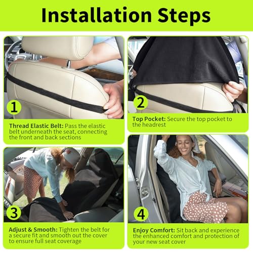 Leader Accessories Grey Waterproof Towel Auto Car Seat Cover Protector Machine Washable - Fit Yoga Running Crossfit Athletes Beach Swimming Outdoor Sports