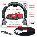 RIMiQ PROTECTiQ PRO Universal Rim Protection Trim - Curb Rash Guard with Award-Winning Patented Design and Premium 3M Tape - Fits Up to 4X 24 Wheels, Cars, Trucks, SUVs - Black