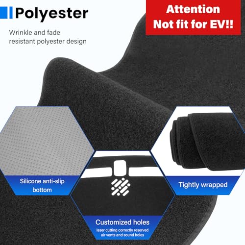 Dash Cover Mat Compatible with Chevy Equinox 2025(Not fit for EV) Car Interior Dashboard Cover Mat Nonslip Dashmat Sunshade Glare UV Rays Protector Accessories Custom Fit - size: Compatible with Chevy Equinox 2025(Not fit for EV)