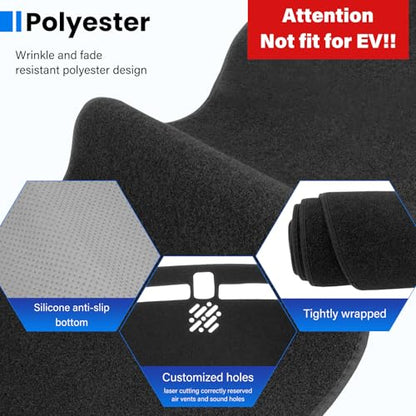 Dash Cover Mat Compatible with Chevy Equinox 2025(Not fit for EV) Car Interior Dashboard Cover Mat Nonslip Dashmat Sunshade Glare UV Rays Protector Accessories Custom Fit - size: Compatible with Chevy Equinox 2025(Not fit for EV)