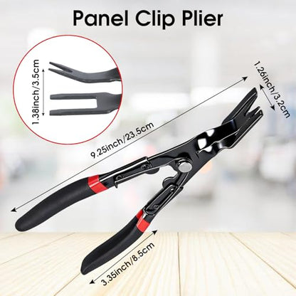 Panel Clip Pliers - Automotive Door Panel Upholstery Trim Clip Removal Tool Plier, Interior Clip Fastener Rivet Push Pin Panel Pliers, Car Vehicle Dashboard Clip Remover Plier Repair Tool