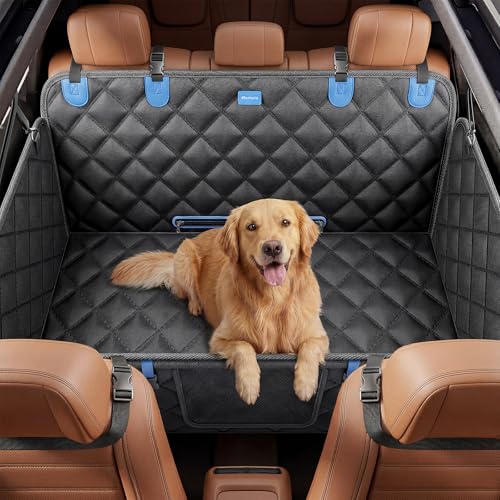 Rorhxia Truck Dog Seat Cover for Backseat, [Ultimate Safe, Comfort and Large Space] Waterproof 600D Heavy Duty Dog Car Hammock, Release Passenger Seats, Full-Size SUV/Truck, Large Dog Friendly, XL - size: XL