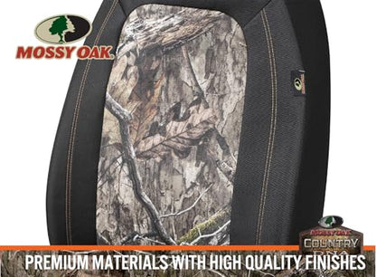Mossy Oak Camo Seat Covers High Back - Made with Rip-Stop Oxford Fabric, Airbag Compatible, Universial Fit Most Bucket Seats - Official Licensed Product - color: Waterproof Oxford High Back