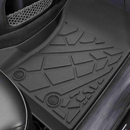 KARPAL Floor Mats & Cargo Liner for 2017-2026 Jeep Compass, All Weather TPE Custom Fit Floor Liners Car Mats Accessories, Front & 2nd Row - style: 2017-2026 | For Jeep Compass | 1st & 2nd Row