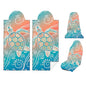 2 Pack Car Seat Towel Covers, Sweat-Proof Microfiber Seat Protectors for Gym, Running, Beach & Workout, Breathable Quick-Dry, Machine Washable, Gradient Sea Turtle Print, Universal Fit - color: Gradient Sea Turtle