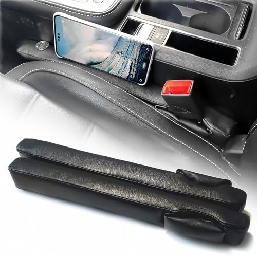 No Drop Seat Guard, Car Seat Gap Filler Universal ‌Upholster Gap Stopper/Catcher to Fill The Gap Between Seat and Console Black Plug Crevice Blocker Pad Stopper 03b