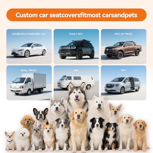 All-in-One Heavy Duty Waterproof Scratch-Proof Dog Back Seat Cover Hammock with Side Flaps, Adjustable & Portable, Easy Install for SUV/Trucks, Compatible with Child Car Seat - Black - color: Black