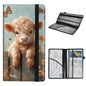 Car Registration and Insurance Holder for Women Men,Automobile License Document Card Holders Vehicle Glove Box Organizer Leather Accessories Driver Essential,Calf Butterflies Flowers - color: Calf Butterflies Flowers