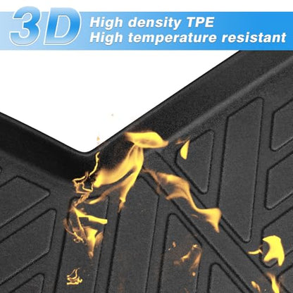 Powerty Front Trunk Mat for Ford F150 Lightning 2022-2025 Accessories Front Trunk Liner All Weather Mats Upper and Lower Trunk Storage Liner Cargo Mat 2 PCS - size: Front Cargo Mat｜For｜22-25｜Ford F150 Lightning