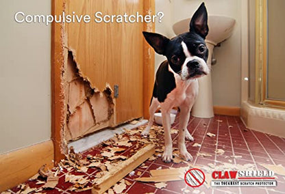 Best BARGAN, THE Toughest Scratch Protector, Great Claw Barrier for Anxious Dogs. Prevent Door, Door Frame, Furniture & WALL Damage from Dog & CAT Clawing