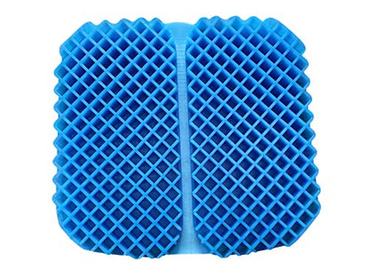 FOMI Premium All Gel Portable Seat Cushion | (15" x 17") | Comfortable Orthopedic Pad for Car, Office Chair, Wheelchair, Plane, or Home | Pressure Sore Relief, Prevents Sweaty Bottom | Foldable