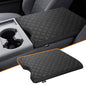 Center Console Cover Compatible with Ford F150 2015-2025,2017-2025 F250 F350 F450 with 40/20/40 Jump Seat Armrest Accessories, Leather Armrest Cover Protector (Jump Seat Console Only) - size: Jump Seat 15-25 F150 & 17-25 F250