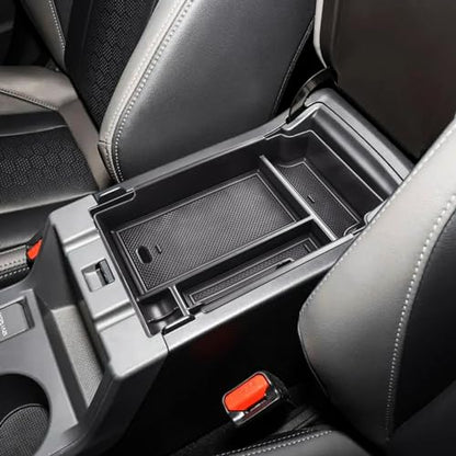 EDBETOS Center Console Organizer Compatible with 2024 2025 2026 Subaru Crosstrek and Subaru Impreza Accessories ABS Plastic Material Armrest Box Insert Tray Secondary Storage Pallet Accessories, Black