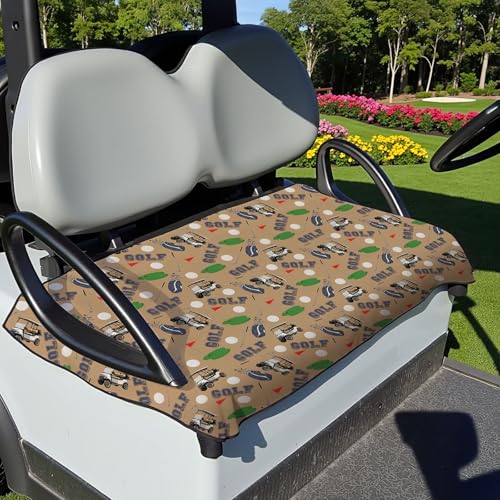 Golf Cart Seat Covers Golf Cart Seat Towel Blanket Group - color: Brown Golf