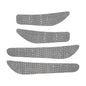 Unifizz Bling Car Door Anti-Kick Pad Crystal Door Protective Pad Universal Anti-Kick Dirty Stickers Anti-Collision Stickers,4 Pack/Set(2 Pack for Front Do-or and 2 Pack for Back Seat Do-or),White